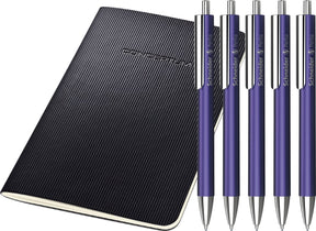 Schneider schrijfwaren schneider balpen - perlia - xb - violet - 5 stuks - blauwschrijvend - s-139608-5