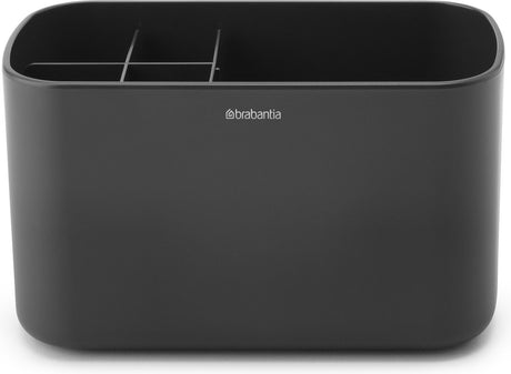 Brabantia renew tandenborstelhouder - 11 x 19,6 x 9,9 cm - dark grey