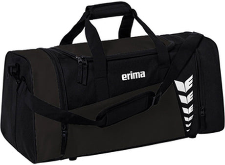 Erima six wings (small) sporttas met zijvakken - oranje zwart | maat: s