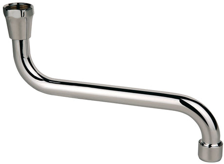 Kirchhoff onderuitloop 3 4 binnendraad 20cm chroom