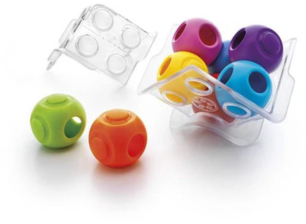 Smartgames caged marbles - 3d logische breinbreker - 80 uitdagende opdrachten - compact denkspel kubuspuzzel - vanaf 7 jaar