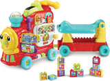 Vtech baby rijd leer letterlocomotief - interactief educatief speelgoed - cijfers, kleuren en letters - cadeau - baby speelgoed 1 jaar tot 3 jaar