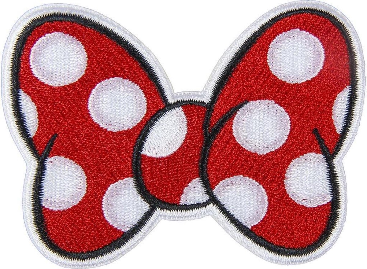 Minnie mouse patch rood polyester