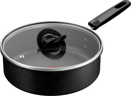 Tefal expertise hapjespan + deksel 24 cm - geschikt voor inductie - stapelbaar design - 4-5 personen