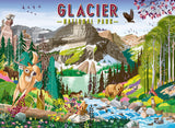 Ravensburger legpuzzel glacier national park - 500st.
