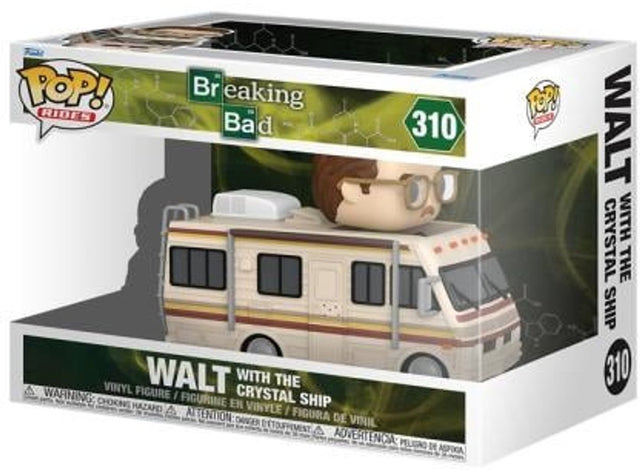 Funko pop rides: breaking bad - walt with the crystal ship - pop #310