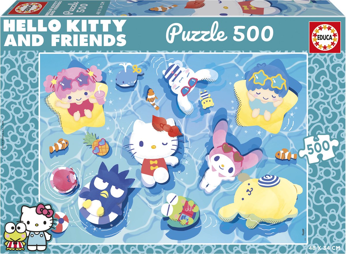 Educa -puzzel-500 stukjes-hello kitty