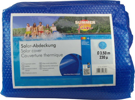 Summer fun summer - fun - zomerzwembadhoes - solar - rond - 350 - cm - pe - blauw