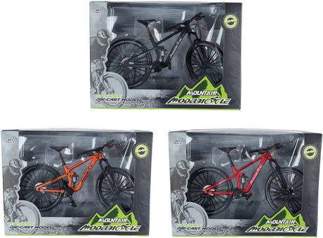 Van manen mountainbike speelgoedfiets die-cast multicolor 20,5cm fiets speelgoed. 205