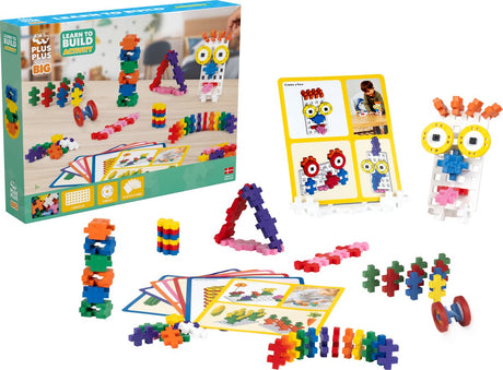 Plus-plus learn to build 130 delige bouwset - 3448 - bouwspeelgoed voor jonge kinderen - constructiespeelgoed - set met bouwstenen - vanaf 1 jaar