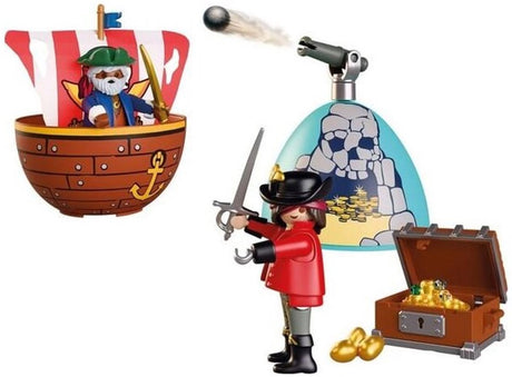 Playmobil – 72100 – piraten speelset – 2-in-1 schatei
