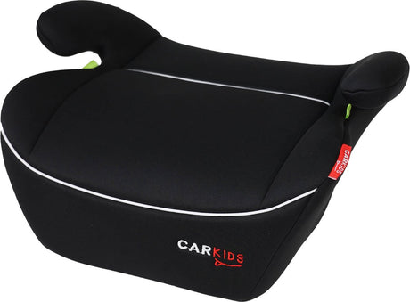 Carkids i-size zitverhoger alex - voldoet aan i-size r-129 norm - voor kinderen van 125-150cm – afneembare wasbare hoes - flexibele installatie – zwart wit