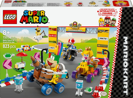 Lego mario kart - baby peach en grand prix - 72036