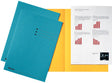 Esselte inlegmap karton blauw