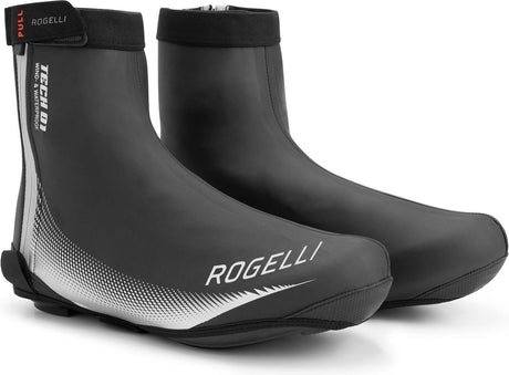 Rogelli fiandrex dames en heren overschoenen wielrennen - waterafstotend - zwart