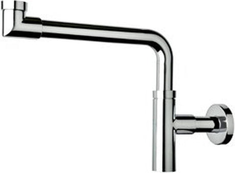 Plieger designsifon ruimtebesparend chroom