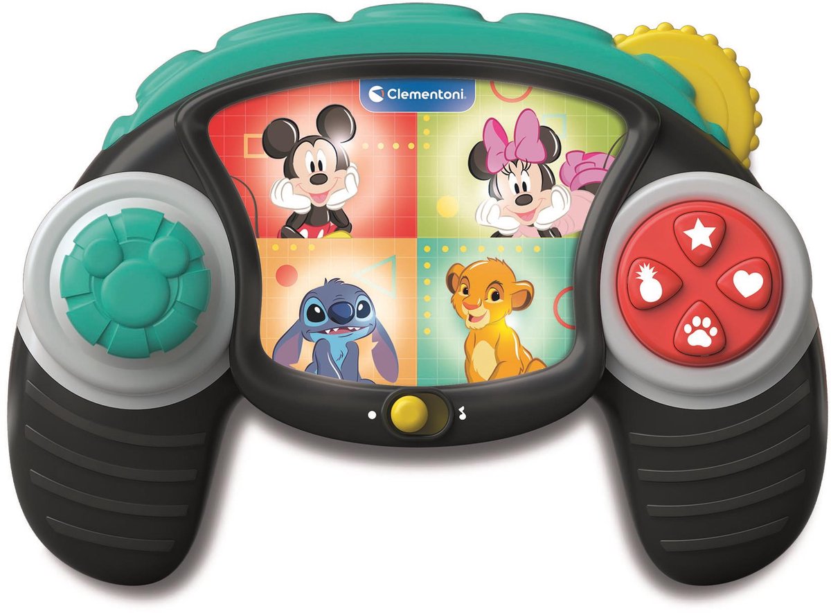Clementoni - babyspeelgoed - disney game controller - vanaf 12 maanden