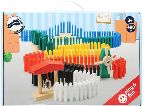 Small foot - houten domino rally, 490dlg.