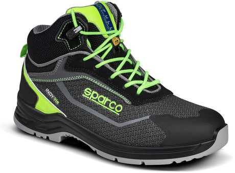 Sparco indy-he ranger werkschoenen s3 esd - zwart groen - maat 43