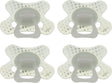 Difrax fopspeen natural - 12 tot 18 maanden - sterretjes transparant - 4 stuks