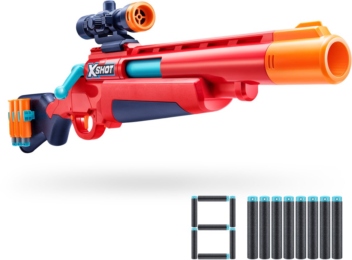 Xshot excel ejector shell dart blaster - zuru speelgoedblaster