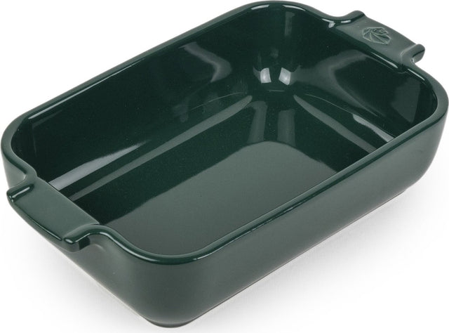 Peugeot appolia ovenschaal 22 cm - bosgroen - rechthoek