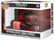 Funko tron: ares pop! rides vinyl figure athena met light cycle 15 cm pop! figuur