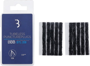 Bbb cycling punctureplugs - tubeless plugs - 10 stuks - 3.5mm - tubeless repair kit racefiets, mtb gravelbike - btl-208