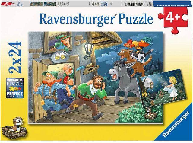 Ravensburger sprookjes - puzzel - 2x24 stukjes - vanaf 4 jaar