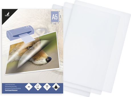 Kangaro lamineerhoes - a5 - 125 micron - glanzend - 100 stuks - k-16006