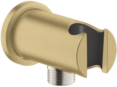 Grohe rainshower wandaansluitbocht - 1 2 - met houder - ronde rozet - brushed cool sunrise (goud)