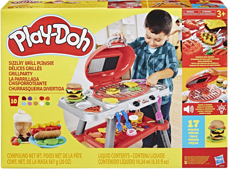 Play-doh gloeiende grill - speelset