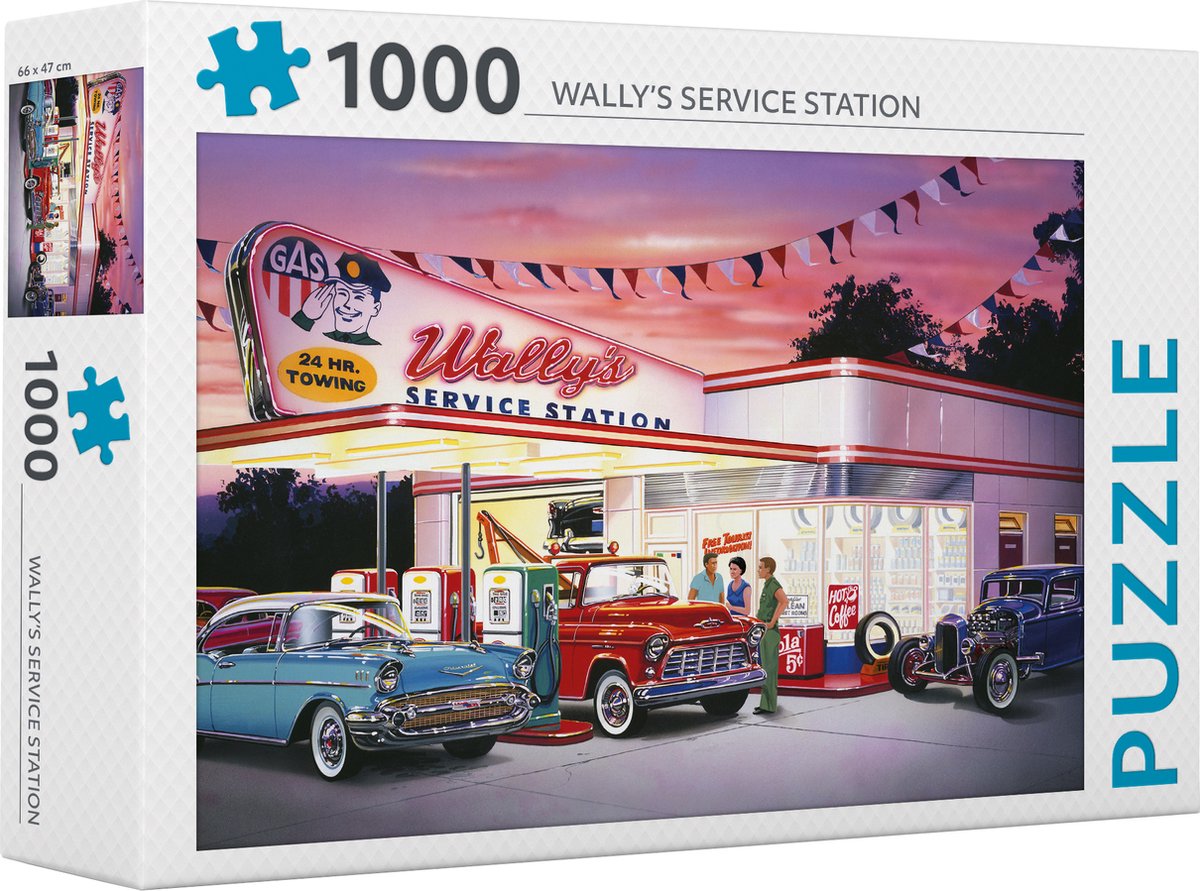 Rebo puzzel wally's service 1000 stukjes