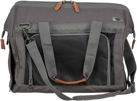 Trixie - hondentas finlay - zwart grijs - 43x26x32 cm
