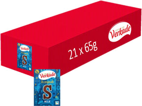 Verkade chocoladeletter melkchocolade - letter s - 21 x 65 gram
