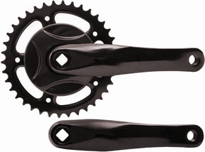 crankstel 38t 152 m disc alu zwart
