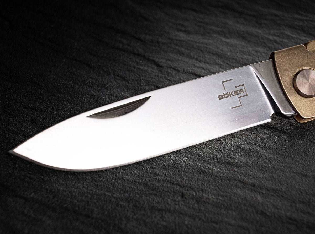 Boker plus böker plus atlas brass 16.6 cm opvouwbaar zakmes zakmes - inklapbaar mes