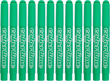 Colortime lichtgroene jumbo stiften, 12st.