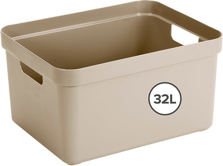 Sunware - sigma home opbergbox 32l beige