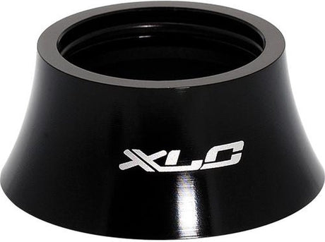 Xlc as-a01 spacer - ahead - 18 mm - tapered - zwart