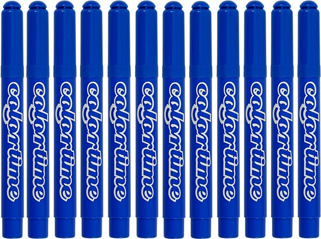 Colortime stift, 5 mm lijn, azuur transparant gl, 12 stuks