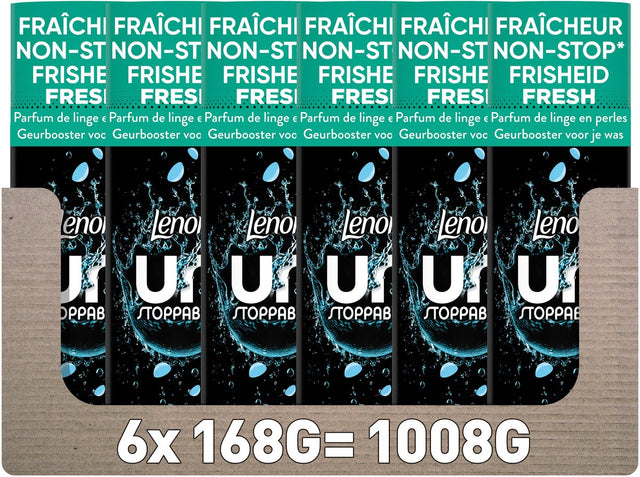 Lenor unstoppables geurbooster fresh scent - 6 x 168 gram - wasparfum