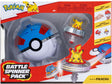 Jazwares pokémon - battle spinner game - pikachu #2 great ball