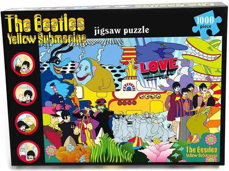 Plastic head the beatles puzzel yellow submarine 1000 stukjes multicolours