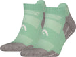 Head - unisex - hiking sneakersokken - alle klimaten - 2 pack - maat 39-42