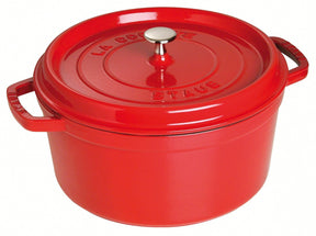 Staub braadpan - rond - 28 cm - kers