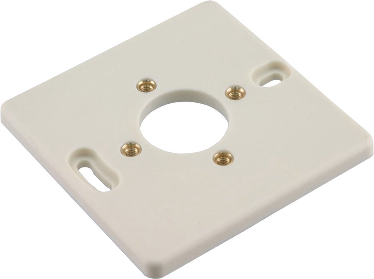 Berker montageplaat enkel creme