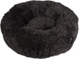 District 70 fuzz donut hondenmand - donker grijs - large ø 80 cm