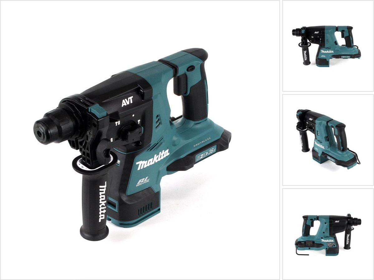 Makita gereedschap - 18v accu-combihamer, zonder accu en lader dhr280z