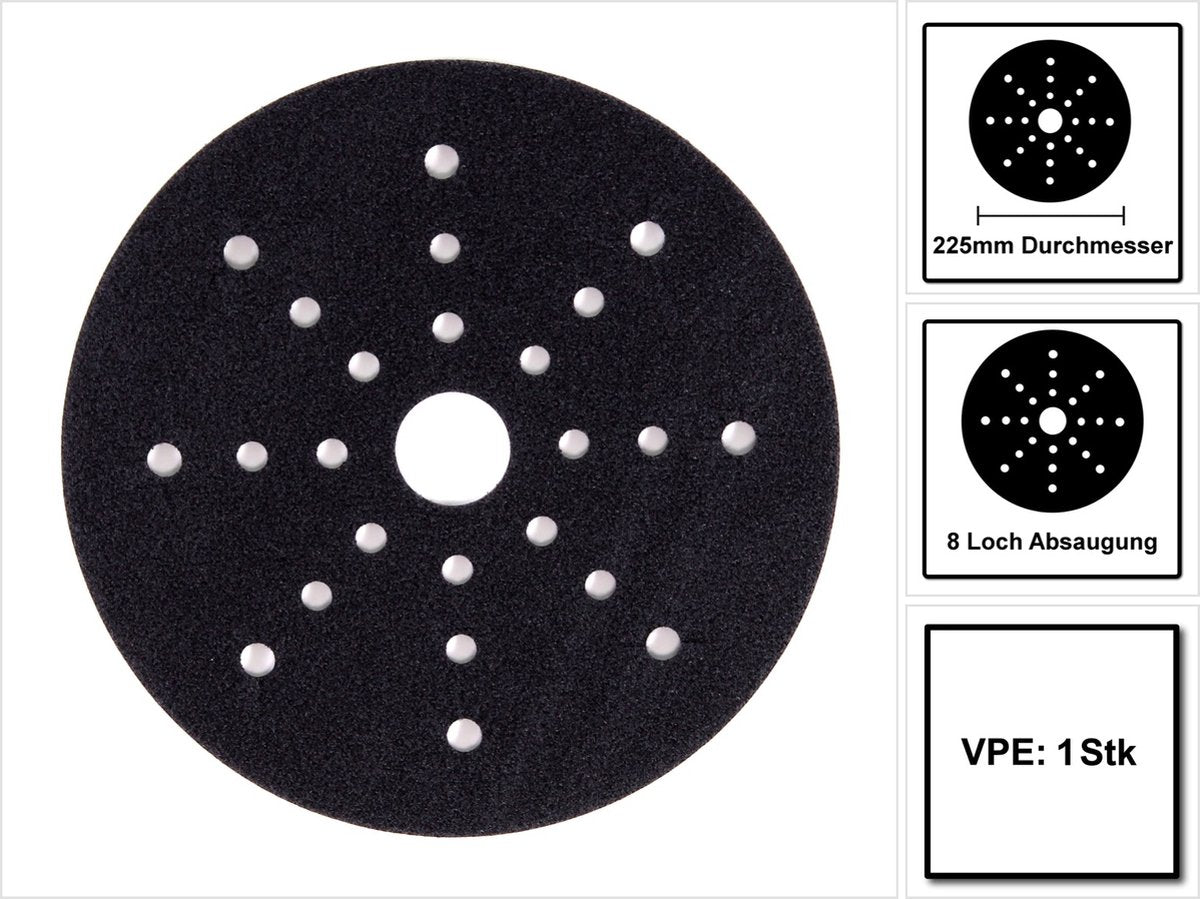 Mirka softauflage für leros wand- und deckenschleifer 1 stk. 225 mm ( miw9514611 )